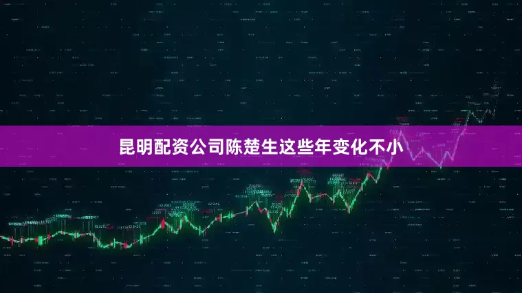 昆明配资公司陈楚生这些年变化不小